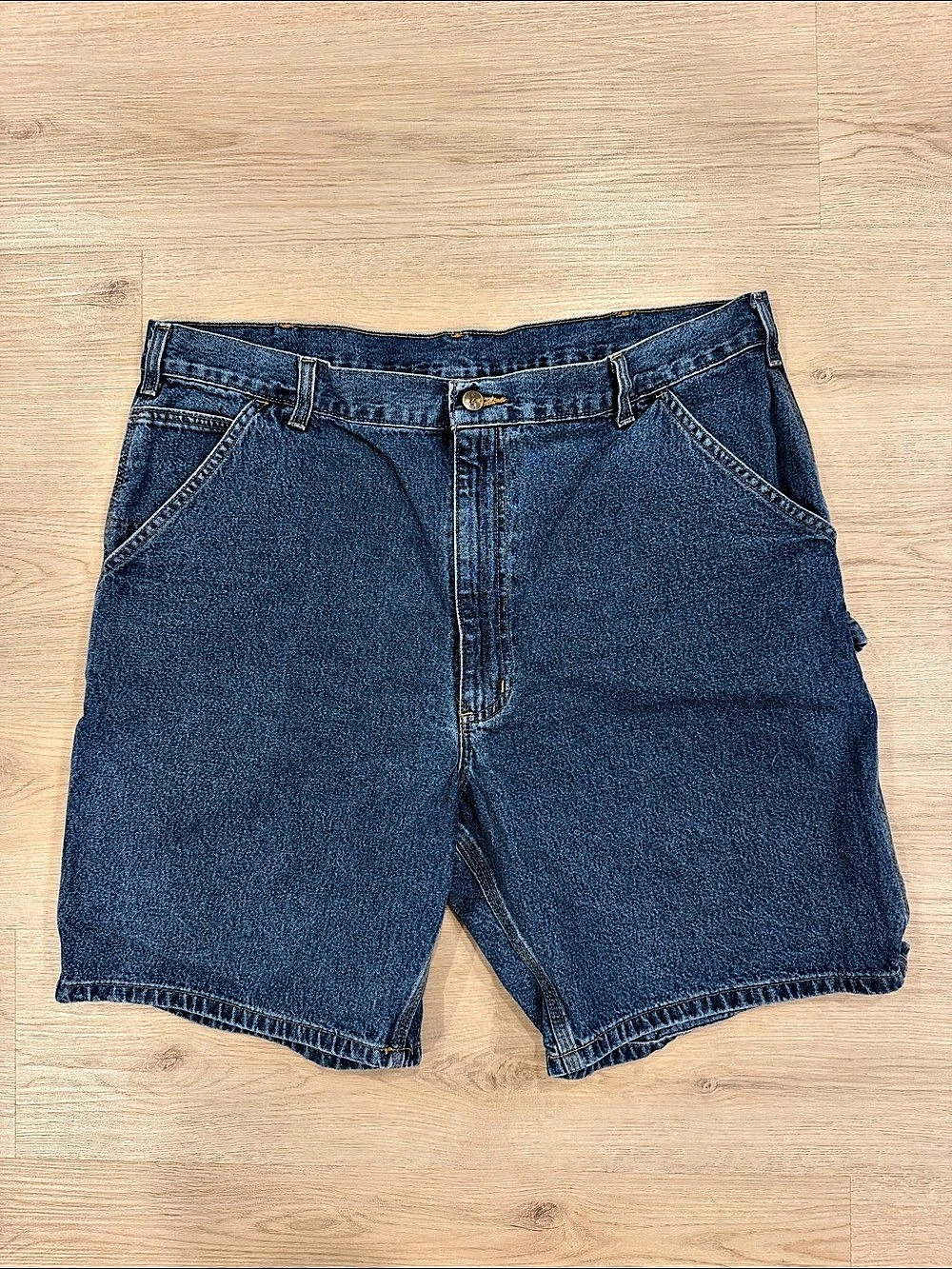 Carhartt B28-DPS Men's Denim Cargo Shorts Waist 40